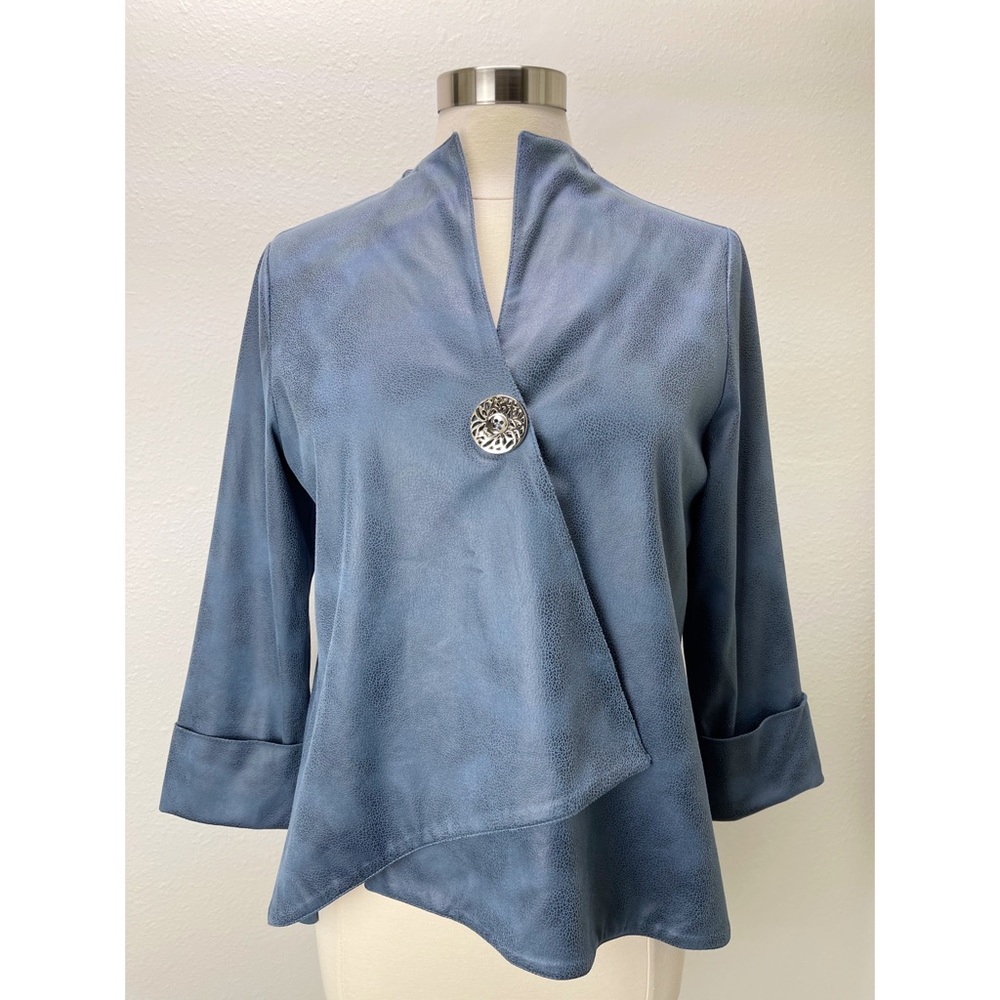 Joseph Ribkoff Assymetric Blue Blazer/Jacket (8)
